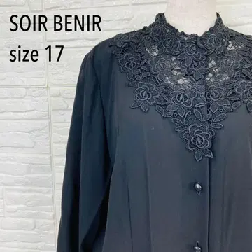 새상품급 도쿄 소와르 베니르 빅 사이즈 3XL 프론트 오픈 블랙 포멀