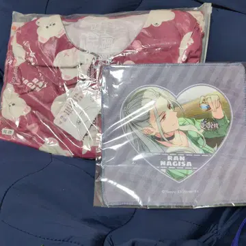 앙상블 스타즈 앙스타 고백풍선 파자마 란 나기사 반팔 특전 타월 포함