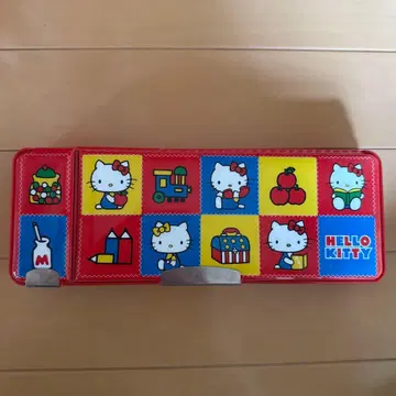 헬로 키티 필통 펜 케이스 레드 2014년