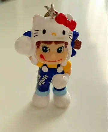 헬로키티 x 페코짱 콜라보 피규어 스트랩
