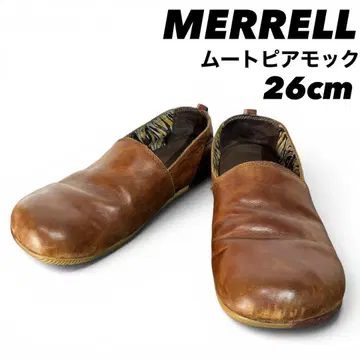 MERRELL 무토피아모크 레더 슬립온 26cm 브라운 머렐