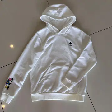 헬로키티 adidas Originals 후디 화이트 꽃무늬