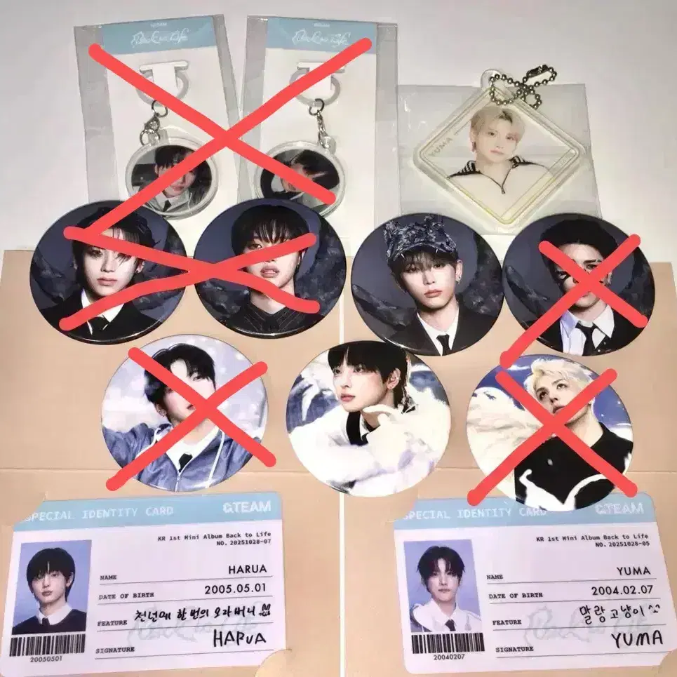 &team &team pop up ID card angel card Harua | Bunjang Global