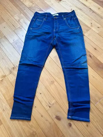 피치 존 데님 팬츠 인디고 블루 L 사이즈