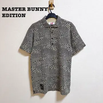 MASTER BUNNY EDITION 반팔 피케 셔츠 레오파드 체크