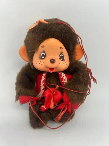 레트로 몽치치 봉제 인형 마리오네트 매달기