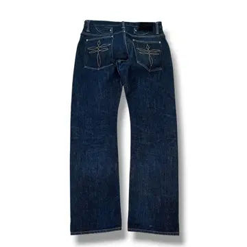 IRON HEART JELADO Jackass 더블 네임 데님 W32