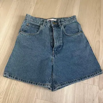 ZARA TRF 데님 숏팬츠 블루 EUR34