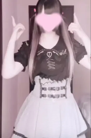 리즈리사 LIZLISA 2단 리본 벨트 치마바지 그레이