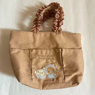 Maison de FLEUR 리락쿠마 자수 토트백