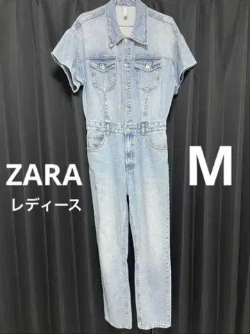 ZARA 데님 블루 올인원 점프수트