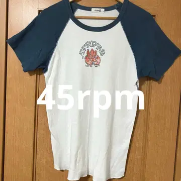 [ 분위기 발군 ] 45rpm 토끼 링거 셔츠 일본제 사이즈 3