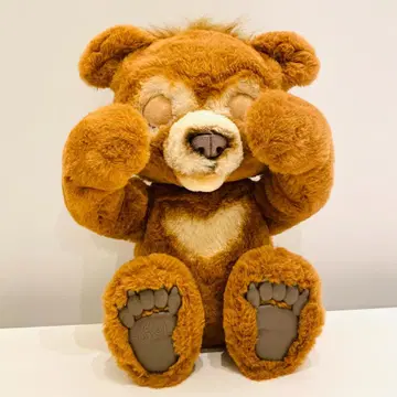 퍼리얼 놀기 대장 아기곰 카비 전동 봉제 인형 동물 곰 여아