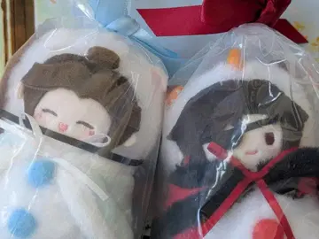 공식 천관사복 봉제 인형 키링 화련 페어