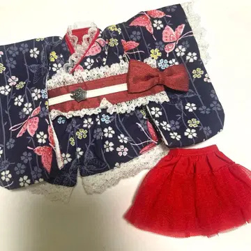 아존 기모노 set 거미와 나비 아웃핏 퓨어니모 27cm 인형