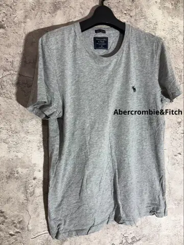 Abercrombie&Fitch 아바클로 면 100 로고 반팔 티셔츠