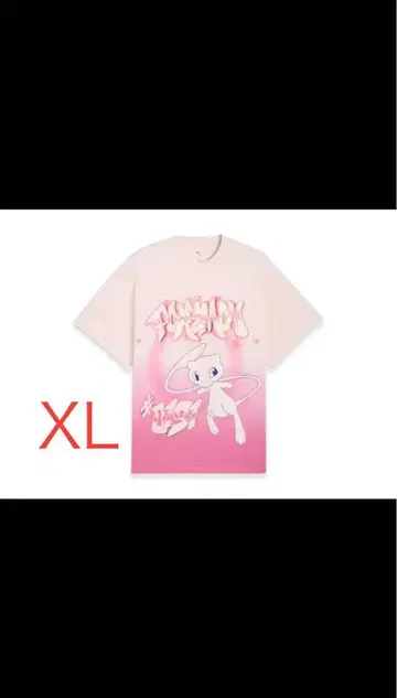 XL사이즈 PUMA Pokemon 뮤우 그라데이션 T셔츠