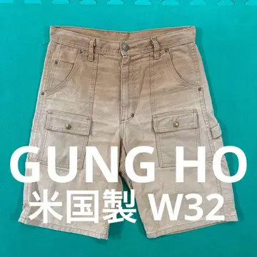 미국제 GUNG HO 하프 팬츠 W32 건호 made in USA