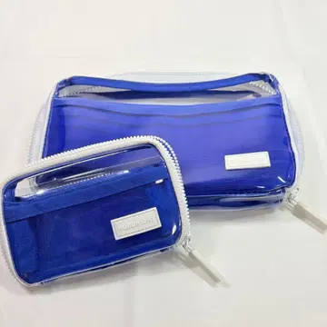 호보니치 히키다시 파우치 & 치이사히 히키다시 파우치 클리어 블루