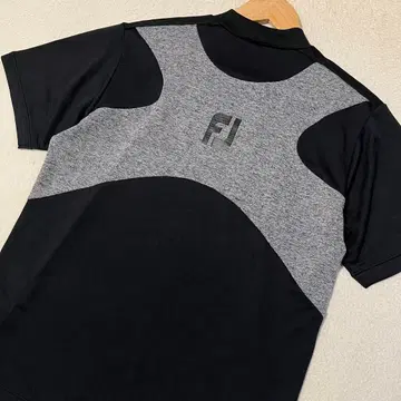 FootJoy 골프 모크넥 셔츠 블랙 그레이 새상품급