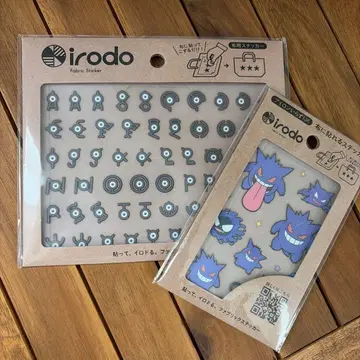 포켓몬 irodo 패브릭 스티커 안농 기라티나 천용