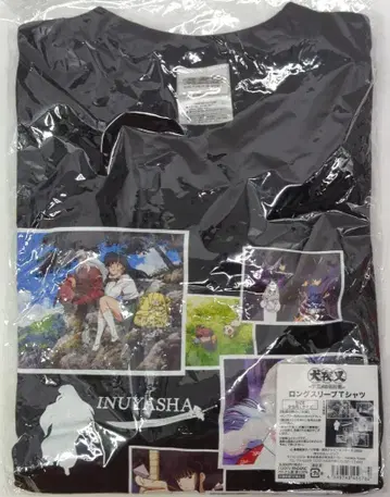 무빅 롱 슬리브 T셔츠 이누야샤 애니메이션 궤적전 여성용 L 사이즈