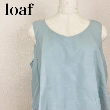 loaf 로프 오즈모시스 슬리브리스 블라우스 셔츠 0835B