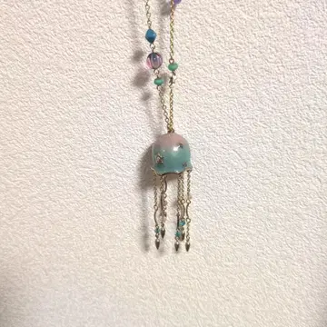 ANNA SUI 해파리 모티브 목걸이 골드 컬러
