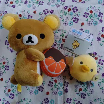 리락쿠마 봉제 인형 & 키이로이토리 마스코트