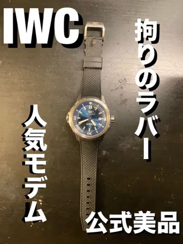 IWC 아쿠아타이머 오토매틱 손목시계