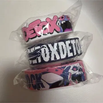 새상품 ONE OK ROCK DETOX 러버 밴드 2025년 투어 세트