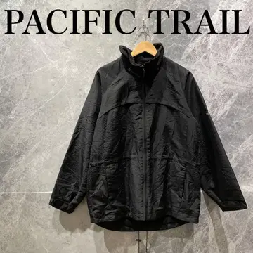 PACIFIC TRAIL 남성용 L 블랙 나일론 자켓 아우터 봄/가을