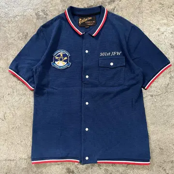K-Supply 제501/502 통합 전투 항공단 크루용 볼링 셔츠 M
