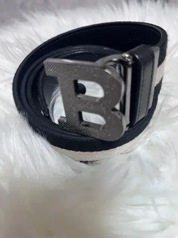BALLY 벨트 블랙 베이지