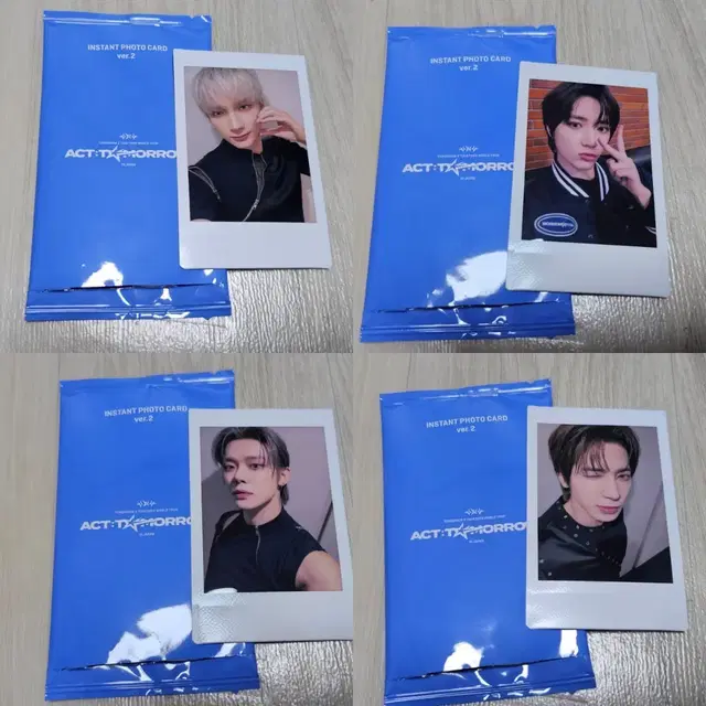 투바투 액트 투모로우 재팬 폴라로이드 포토카드 연준 범규 태현 휴닝카이