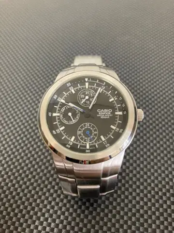 CASIO EDIFICE EF-305 카시오 손목시계 크로노그래프 실버