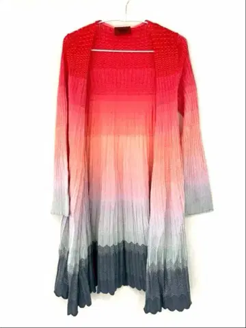 MISSONI 미쏘니 롱 가디건 플리츠