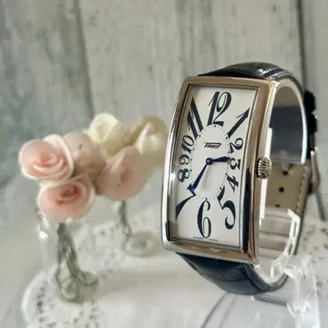 [레어] TISSOT 티쏘 손목시계 Z181 바나나 워치 남성용