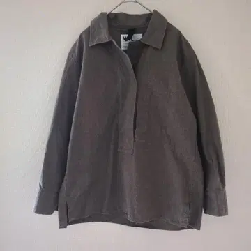 MHL. 긴팔 오버 셔츠 브라운
