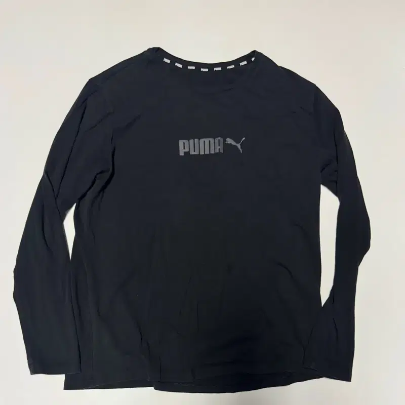 푸마 Puma 빅 로고 롱슬리브 긴팔 티셔츠 L ~ XL 블랙