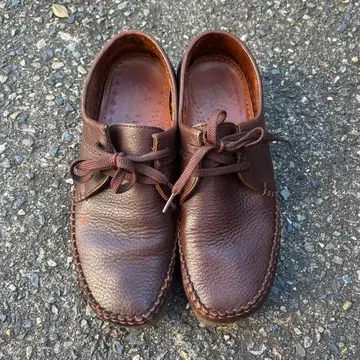 Clarks Wallabee 가죽 부츠 26~26.5cm 브라운