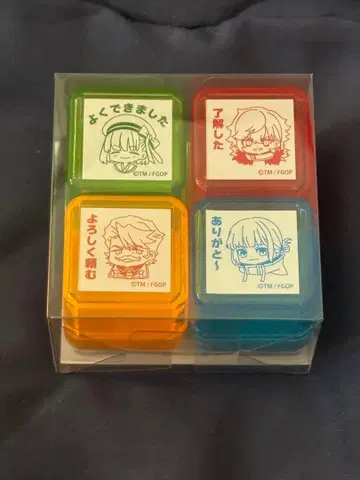FGO Fes 2025 요정 쌍륙 벌레 우리 놀이 스탬프 세트