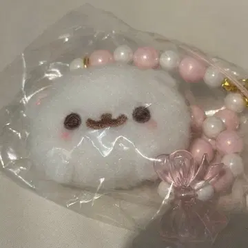 포메라니안 모찌 비즈 스트랩 시라타마