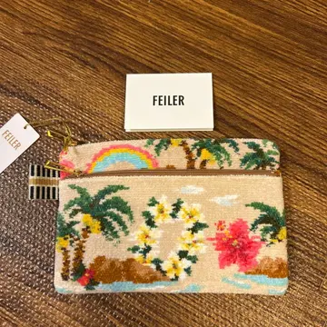 FEILER 하와이안 자수 파우치 완판템