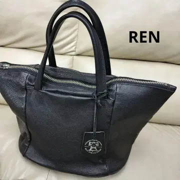 REN 렌 가죽 토트백