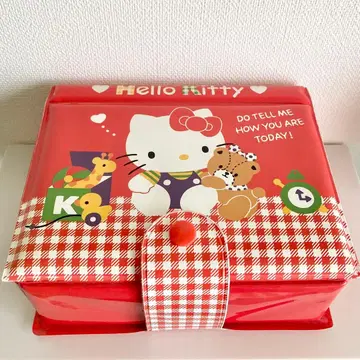 Hello Kitty 거울 포함 수납 박스