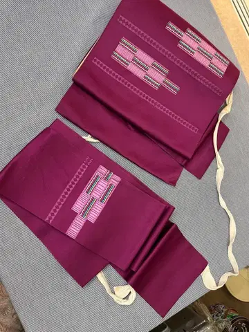 투피스 제작 오비 순수 실크 오비 마쿠라 포함