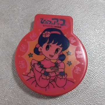 당시 물건 쇼와 레트로 비밀의 아코짱 손거울 빗 빗 컴팩트 거울