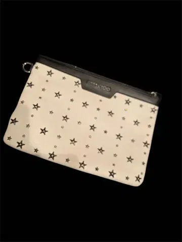 JIMMY CHOO 별 패턴 클러치백