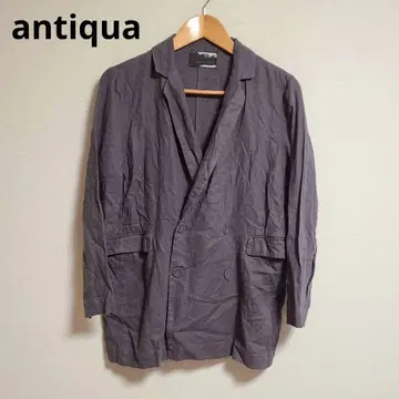 antiqua 안티카 마 혼방 더블 자켓 겉옷 루즈핏 F 레이온